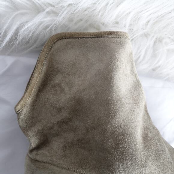 Jimmy Choo Suede Mid Calf Cowboy Boots - Picture 10 of 16